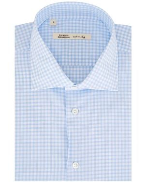 Maurizio Baldassari Gingham Shirt - Blue