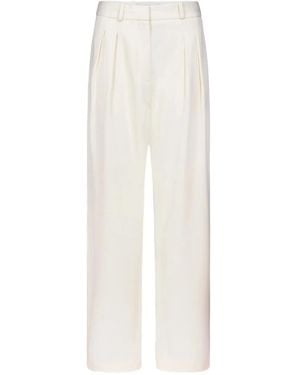 Loulou de Saison Alio Pleated Trousers - White