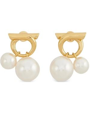 Ferragamo Gancini Earrings - Metallic