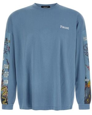Undercover Uc2E4814-2 Long-Sleeve T-Shirt - Blue