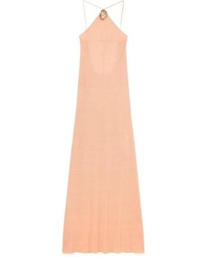 Alanui Halterneck Maxi Dress - Multicolour