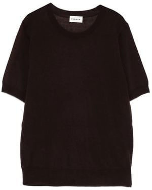 P.A.R.O.S.H. Short-Sleeve Crew-Neck T-Shirt - Black