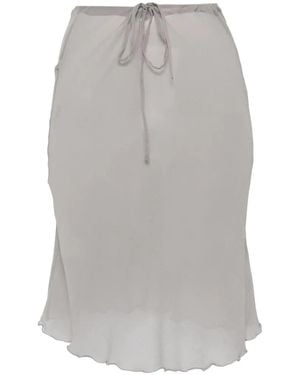GIMAGUAS Falda Bahia Con Cintura Lazada - Gris