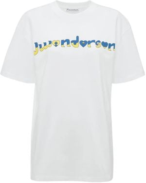 JW Anderson Jw Anderson X Run Hany T-shirt - White