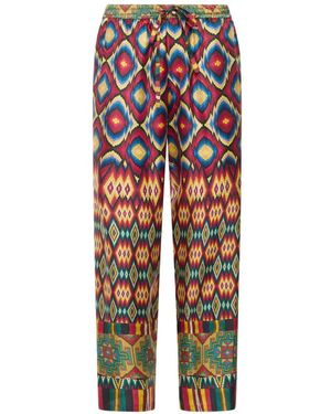 Pierre Louis Mascia Pantalones Rectos Alow - Rojo