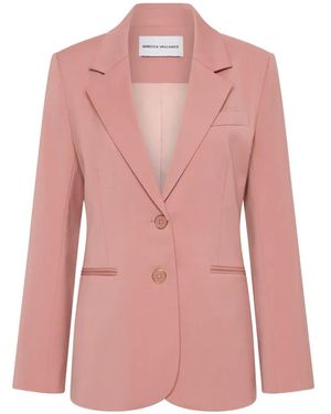 Rebecca Vallance Ramona Notch-Lapels Blazer - Pink