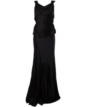 Maison Margiela Open Back Evening Dress - Black