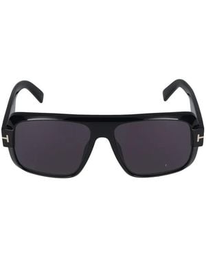 Tom Ford Turner Geometric-Frame Sunglasses - Black