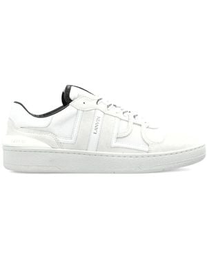 Lanvin Clay Lace-Up Sneakers - White