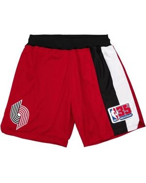 Mitchell & Ness 1980/81 "Portland Trail Blazers" Shorts - Red