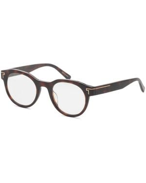 Tumi Runde Brille - Weiß