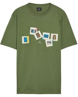 Paul Smith Slides T-Shirt - Green