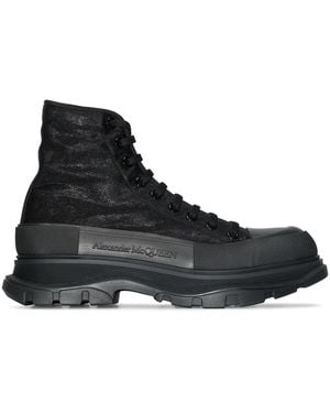 McQueen Tread Slick Boots - Black