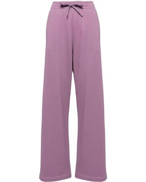 Maison Kitsuné Logo Patch Pants - Purple