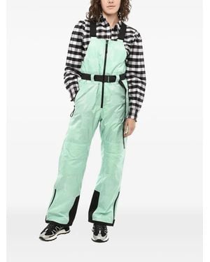 Woolrich Shelter Check Ski Overalls - Green
