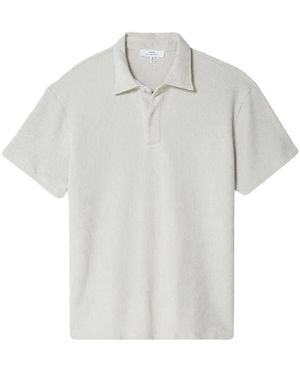 Save Khaki Waffle-Knit Polo Shirt - Grey