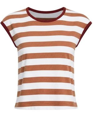 R13 Striped T-Shirt - White