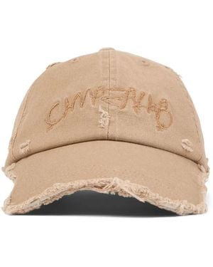 CAMPERLAB Distressed-Effect Baseball Cap - Natural
