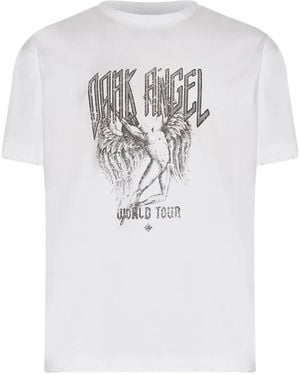John Richmond T-Shirt À Imprimé Graphique - White