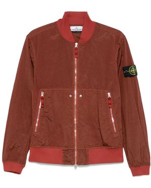 Stone Island Bomber Jacket - Red