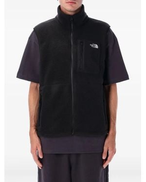 The North Face Zip-Fastening Fleece Vest - Black