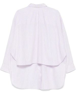 Victoria Beckham Striped Shirt - White