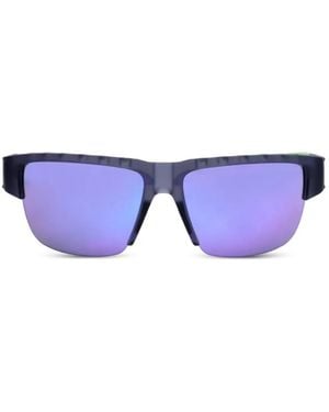 adidas Rectangle-Frame Tinted Sunglasses - Purple