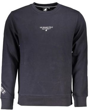 U.S. Grand Logo-Embroidered Sweatshirt - Blue
