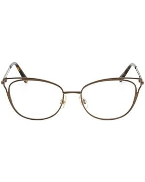 Swarovski Cat-Eye Frame Glasses - Natural