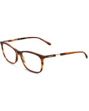 Lacoste Eckige Brille - Weiß
