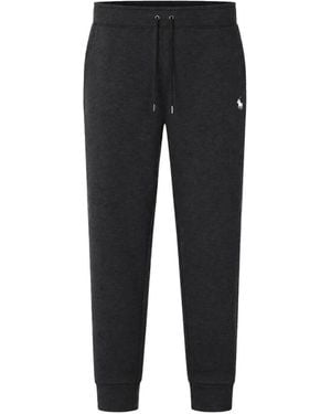 Polo Ralph Lauren Logo-Embroidered Drawstring Track Trousers - Black