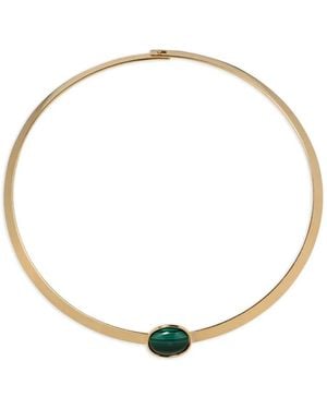 Jennifer Behr Collana Elaine Con Malachite - Metallizzato