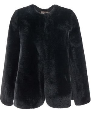 VALENTINI 1972 Faux-Fur Jacket - Black
