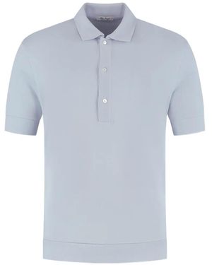 STEFAN BRANDT Short-Sleeve Polo Shirt - Blue