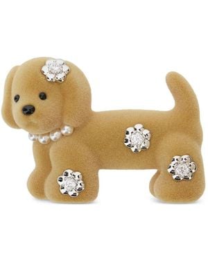 YVMIN Flower Dog Hair Clip - Metallic
