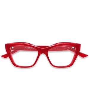 Balenciaga Cat-Eye Glasses - Red