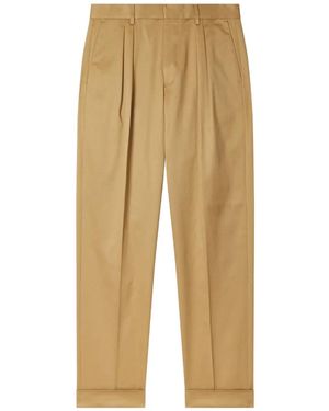 Paul Smith Double-Pleat Trousers - Natural
