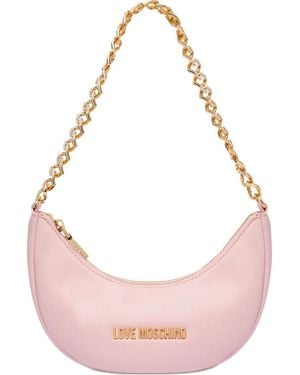 Love Moschino ロゴ ショルダーバッグ - ピンク