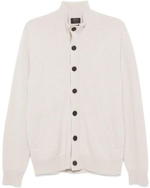 Brioni Cashmere Cardigan - White