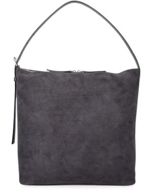 A.P.C. Vera Suede Adjustable-Strap Shoulder Bag - Blue