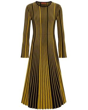 Simon Miller Celia Ribbed Knit Midi Dress - Green