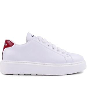 Church's Baskets En Cuir À Lacets - White