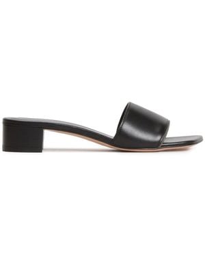 Fabiana Filippi Leather Sandals - Black