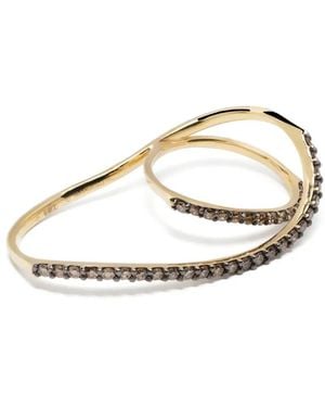 Anapsara 18Kt Geelgouden Ring - Wit