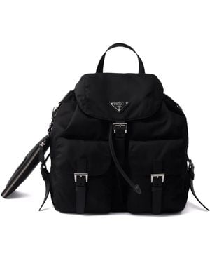 Prada Medium Re-Nylon Backpack - Black
