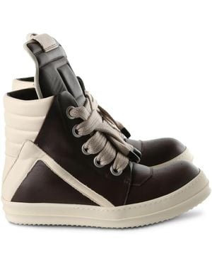 Rick Owens Jumbolace Geobasket High-Top Trainers - Black