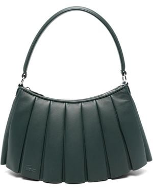 Lacoste Bolso Shopper De Piel Acolchado - Verde