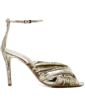 forte_forte Metallic Knotted Sandals