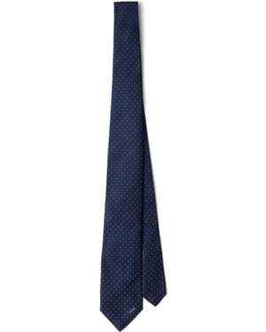 Prada Silk Tie - Blue