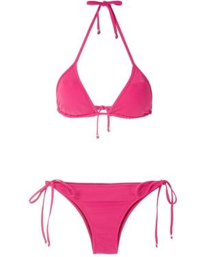 Amir Slama Triangle Bikini Set - Pink